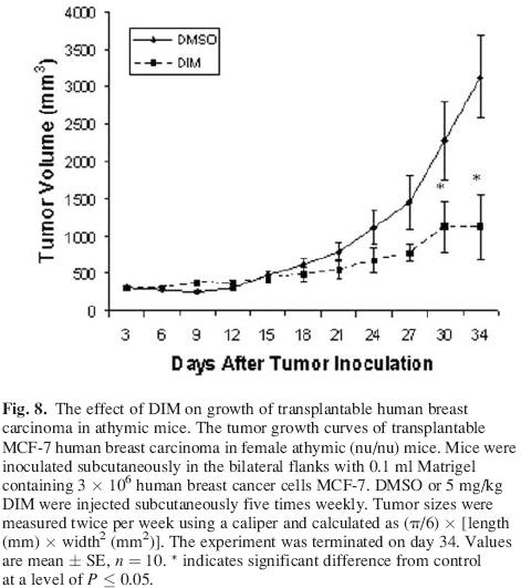 Diindolylmethane (DIM) Inhibits Mammary Tumor Growth