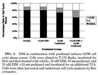 Diindolylmethane (DIM) and Taxol Synergize to Promote Apoptosis