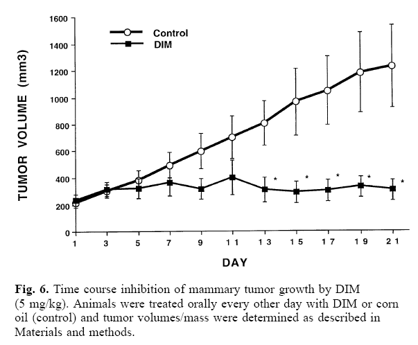 Diindolylmethane (DIM) Inhibits Mammary Tumor Growth