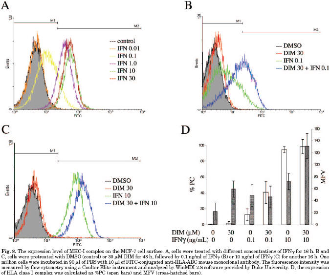 Diindolylmethane (DIM) Synergy with Interferon-Gamma